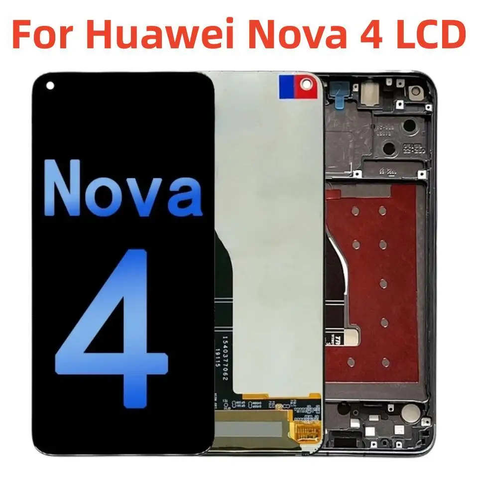 6,4 дюймовый оригинальный дисплей для Huawei Nova 4 LCD VCE-AL00 VCE-TL00 сенсорный экран дигитайзер в сборе запасные части