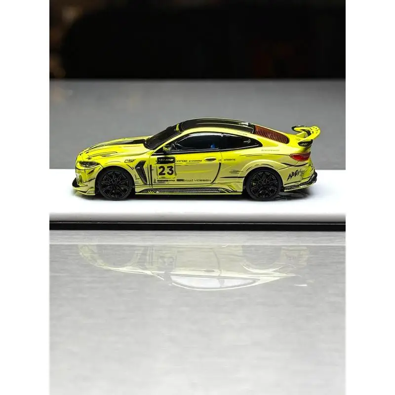 Фото Модель автомобиля KING MODEL 1/64 BMW M4 G82 Darwin PRO, комикс-версия, литая под давлением, коллекционная, из сплава, имитационная модель, игрушка-подарок для мальчиков # пийтии №5