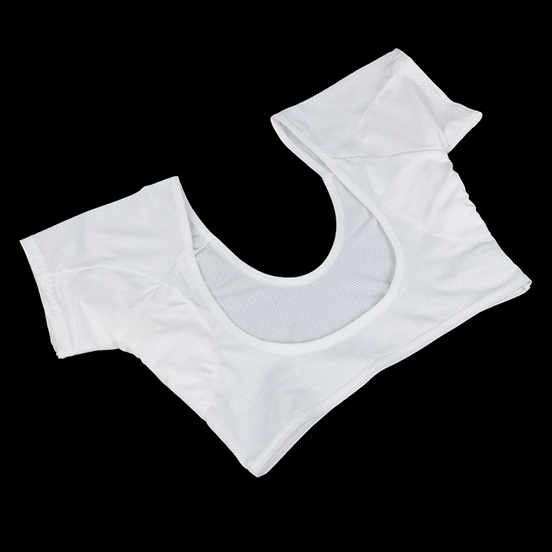 

1pc Reusable Washable Underarm Armpit Sweat Pads Perfume Absorbing Sweat T-shirt Shape Sweat Pads Size M/L