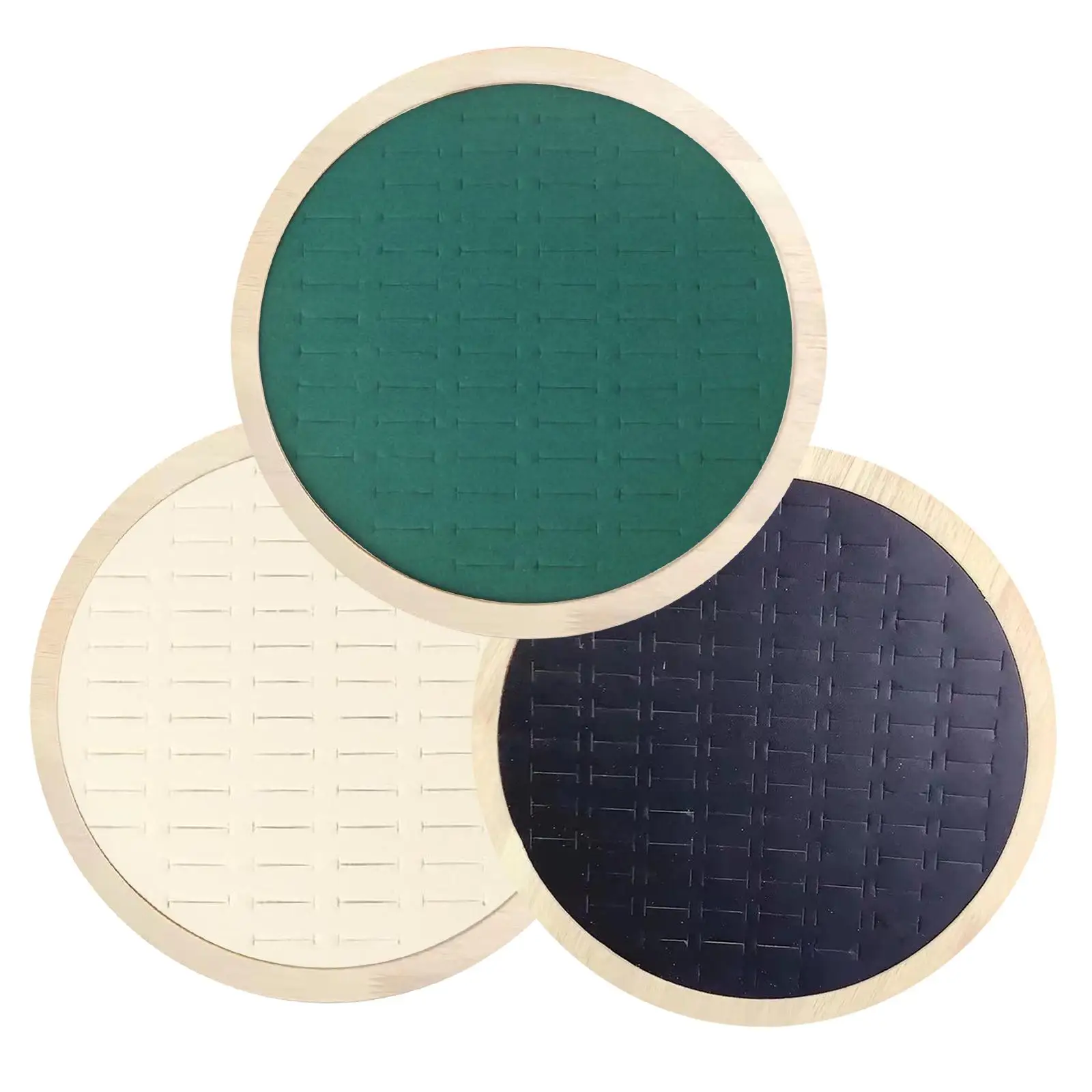 

Wood Jewelry Rings Earrings Tray Organizer Stand Showcase 92 Slots for Bedroom Dresser Home Stores Countertop Decoration