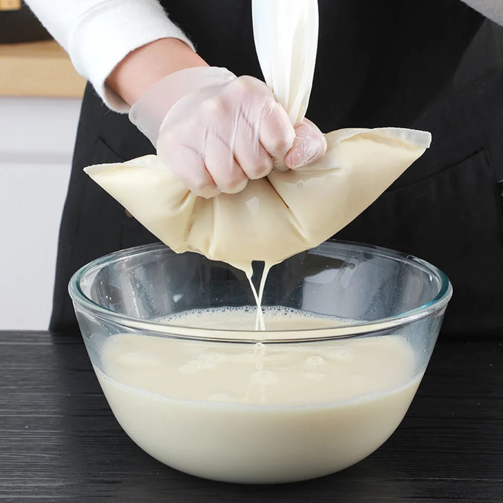 

Home Food Nylon Filter Bags Vegetable Milk Strainer Sieve Drain Tea Filter Net Bag Kitchen Gadgets Cheese Cloth Honey Sieve