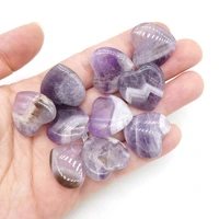 mineraali natural dream amethyst stone 10pcs set multicolor bulks crystal love heart energy purple plate gemstone fengshui decor