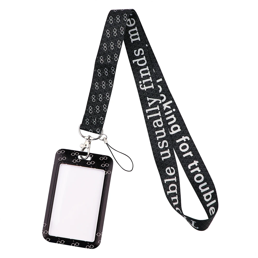 

Credential holder Magic world Neck Strap Lanyards Keychain Badge Holder ID Card Pass Hang Rope Lariat Lanyard for Key Rings