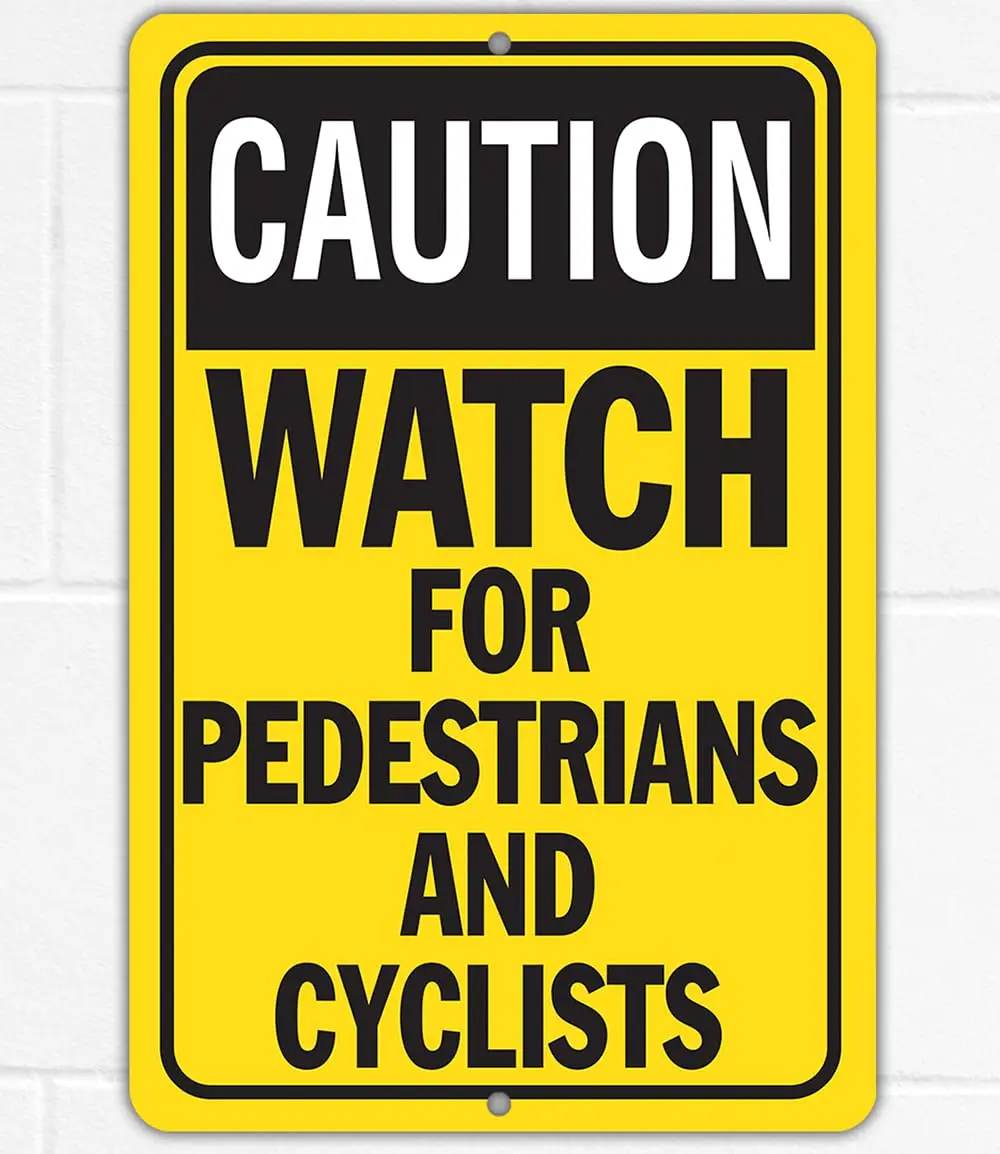 m1 Металлическая вывеска — Осторожное наблюдение за пейнтянами и