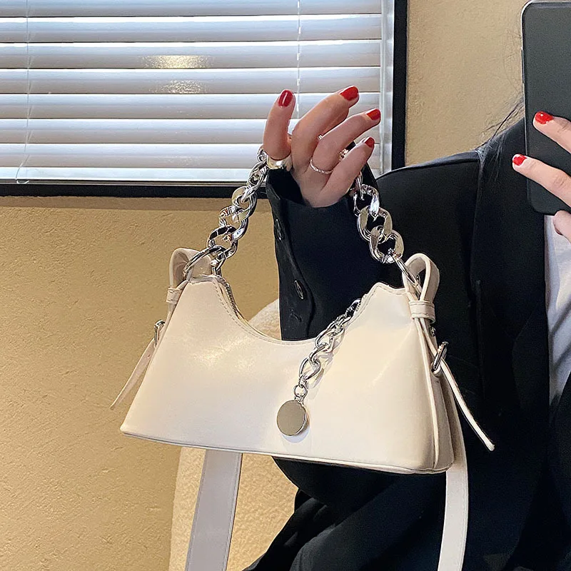 

Модная женская сумка через плечо, Сумки из искусственной кожи на цепочке, маленькие роскошные дизайнерские женские сумки-мессенджеры, одно...