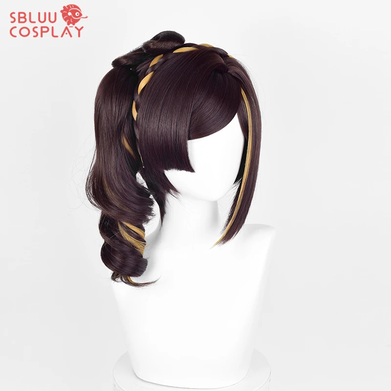 Фото Парик для косплея SBluuCosplay Genshin Impact Chiori, разноцветный, износостойкий, синтетический, аксессуар для Хэллоуина №3