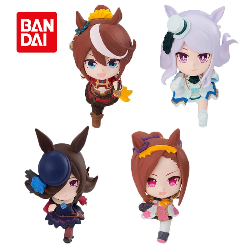 

Bandai Genuine Gashapon Uma Musume Pretty Derby Tokai Teio Rice Shower Full Sprint Squad Corps 1 Cute Anime Action Figures Toys