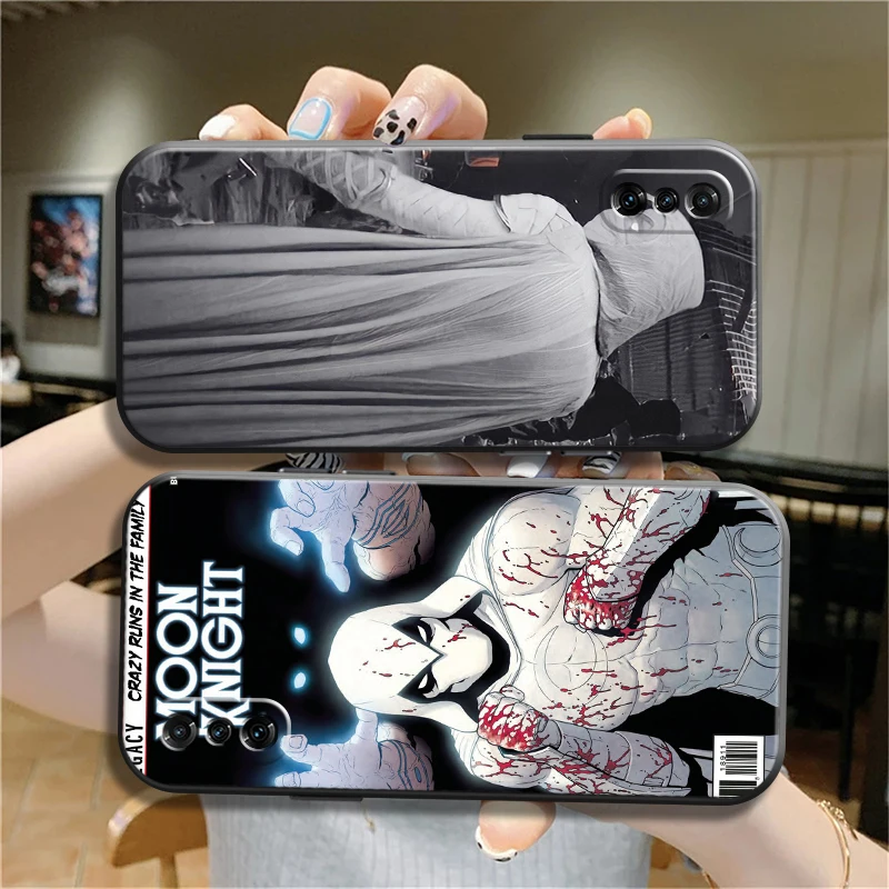 

Marvel Moon Knight Phone Case For Xiaomi POCO X3 Pro M3 Pro NFC F3 GT Soft TPU Smartphone Back Shell Coque Protective Original