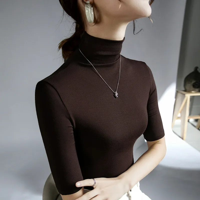 

HIgh Quality 2023 Women Tops Elastic Force T-shirt Female Clothing Winter Autumn Sexy Crop Top Clothes Fashion Casual Blouse Y2k