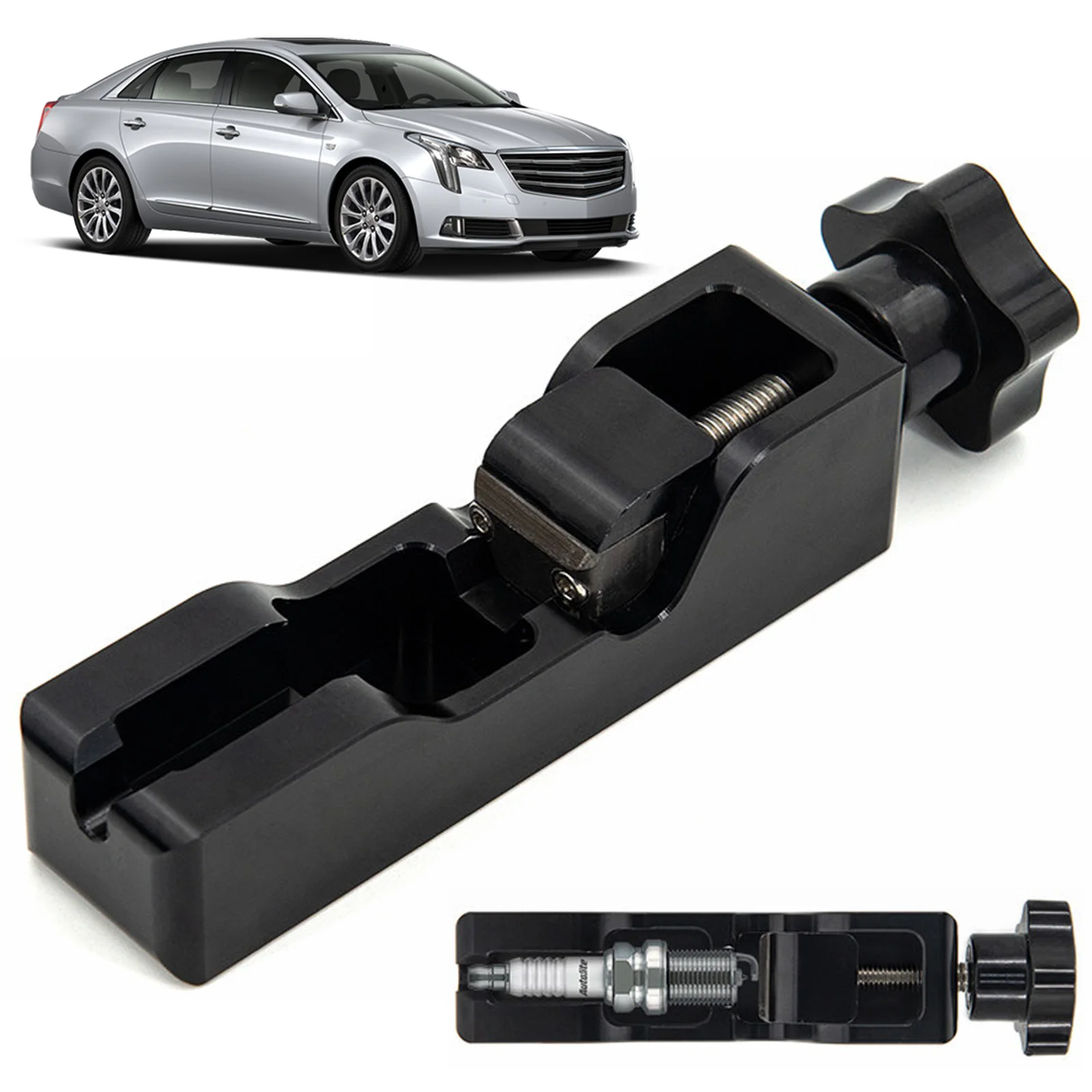 

Universal Spark Plug Gap Tool Compatible with Most 10mm 12mm 14mm 16mm Spark Plugs Black High Turbo Power Kit