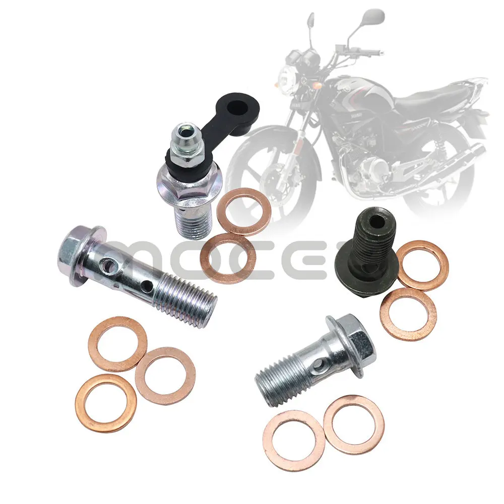 

Motorcycle Brake Universal Oil Pipe Screw M10 * 1.25 Master Cylinder 8mm Bolt