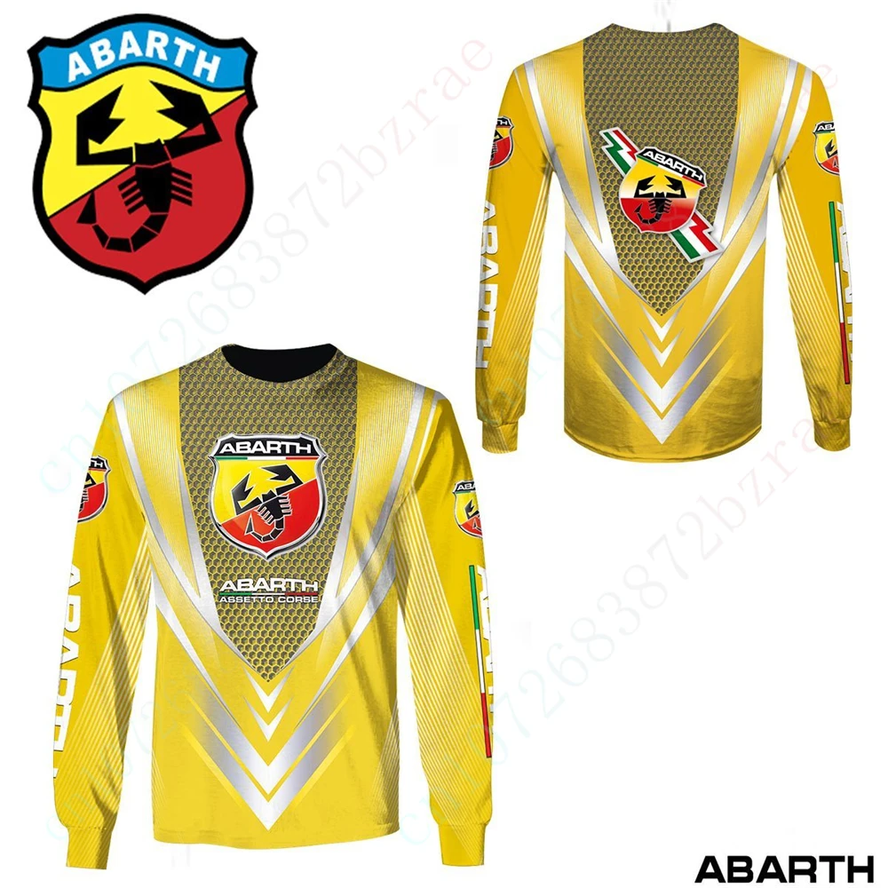 

Abarth T-shirts Unisex O Neck Long Sleeve Anime 3D Printing Sweatshirt Casual Streetwear Harajuku T Shirt For Men's Clothing