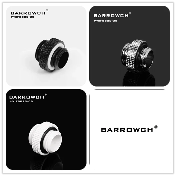 Фото Удлинитель Barrowch Mini Dual Male G1/4, мини-двойной удлинитель G1/4 дюйма, стыковый фитинг FBB2D-05 №4