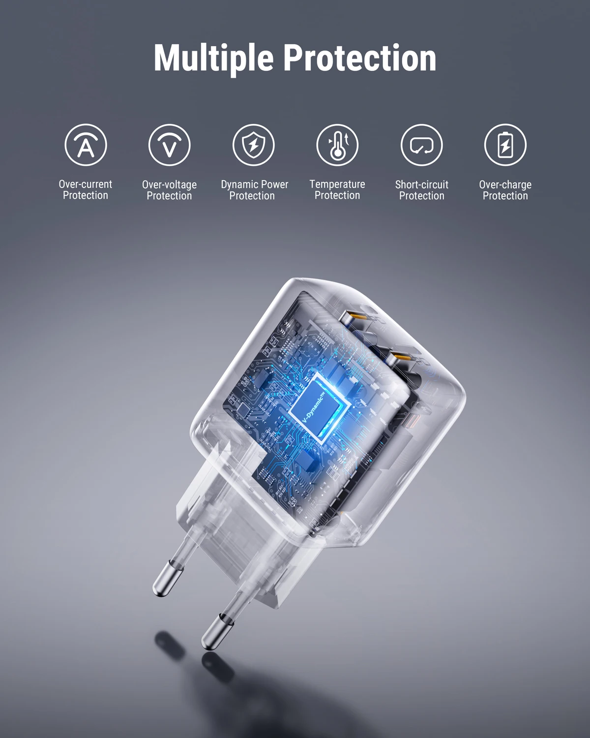 VOLTME 35W GaN USB C Charger Quick Charge 4.0 3.0 PD USB-C Charger For Macbook Air 15