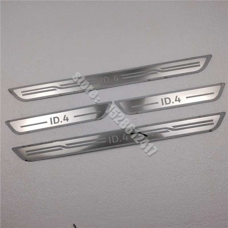 

for Volkswagen ID.4 crozz VW ID4 2020 20212022 Door Sill Scuff Plate Kick Guard Pedal Threshold Step Protector Stainless W