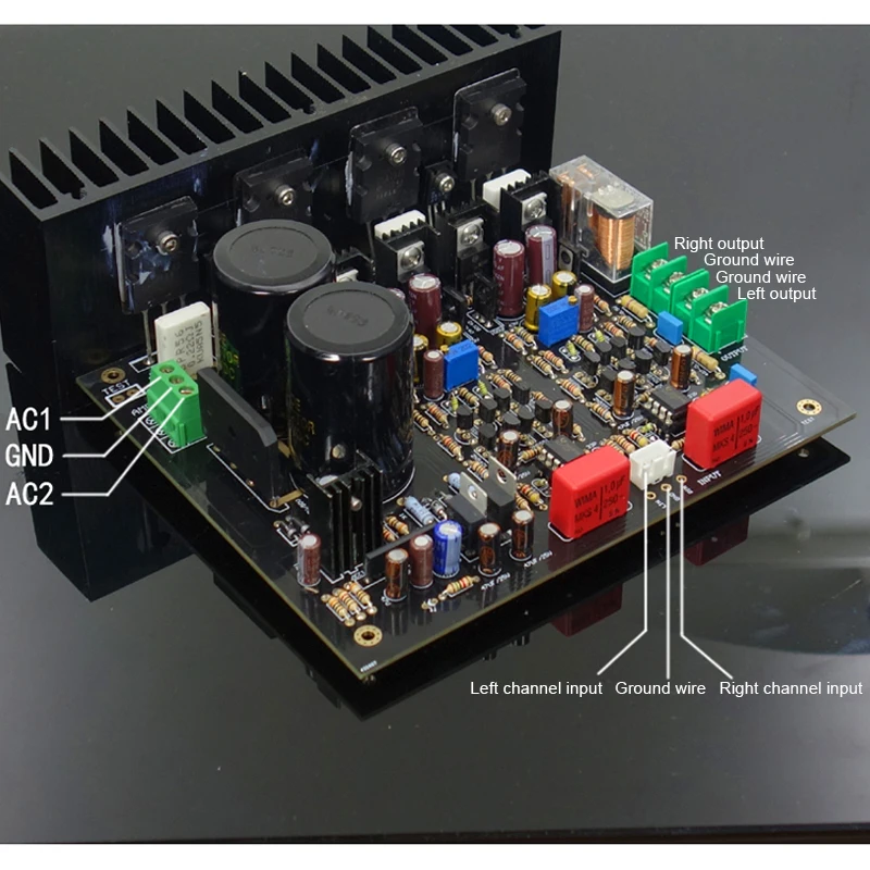 Фото Завод BRZHIFI предлагает комплект усилителя мощности M4 Reference British Sugden SF60, плата усилителя 150Вт*2, печатная плата 153*128 мм. №4