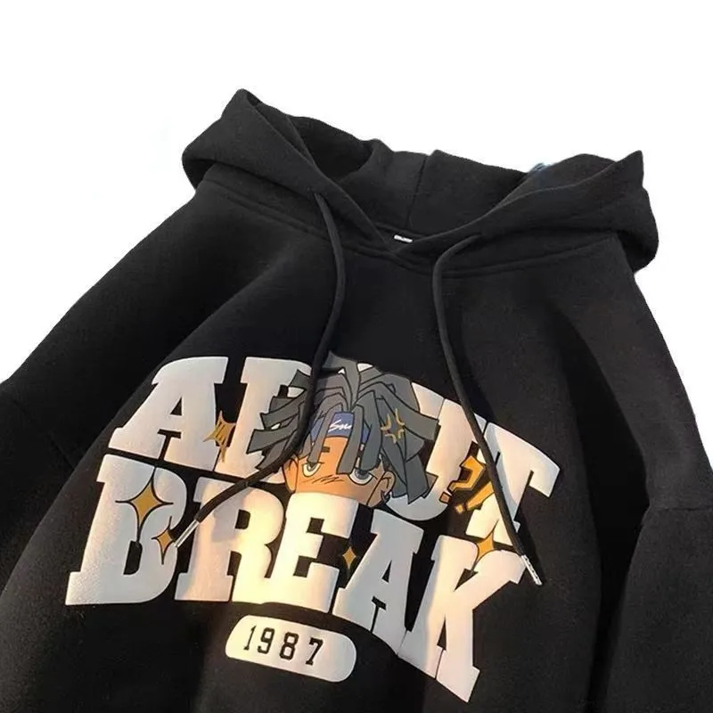 

2022 Autumn Winter Y2K Tracksuits Full Sleeve Oversized Sports Street Fashion Hip Hop Polyester Man Neutral Sweatshirt Hoodie