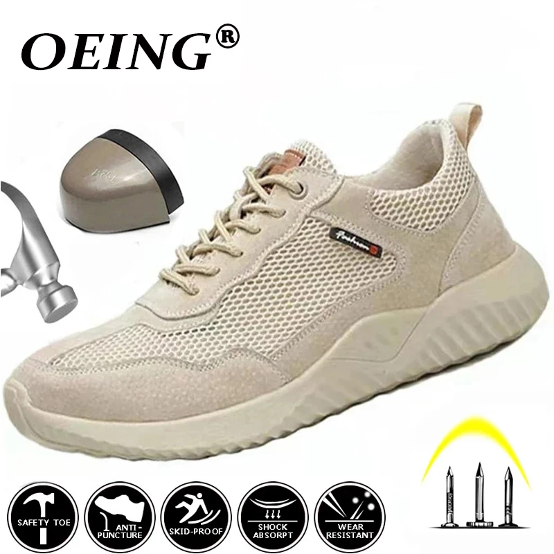 Women Work & Safety Boots Breathable Male Female Casual Shoe