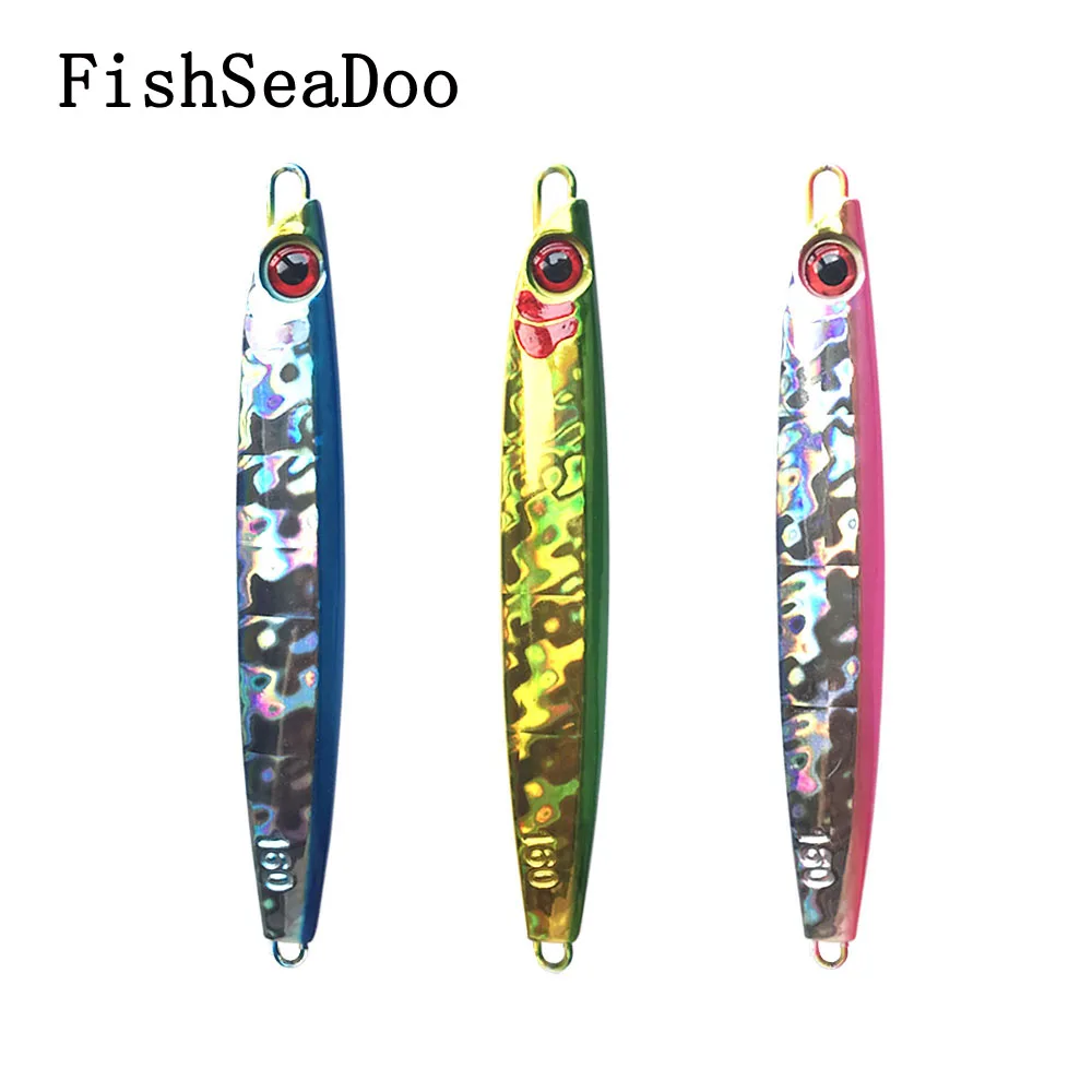 

Off shore Sinking Jigbait Fishing Lure Sea Hardbait Slow Jigging Bait Luya Fish 60g 80g 120g 160g 200g Fluorescent Painting