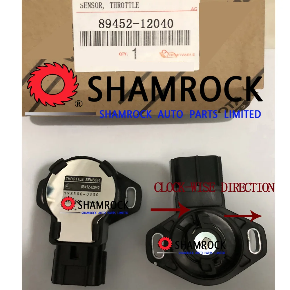 

89452-12040 198500 -0330 ДАТЧИК ДРОССЕЛЬНОГО ПОЛОЖЕНИЯ TPS OEM 89452-12040 198500 -0330 / 89452 12040 направление по часовой стрелке