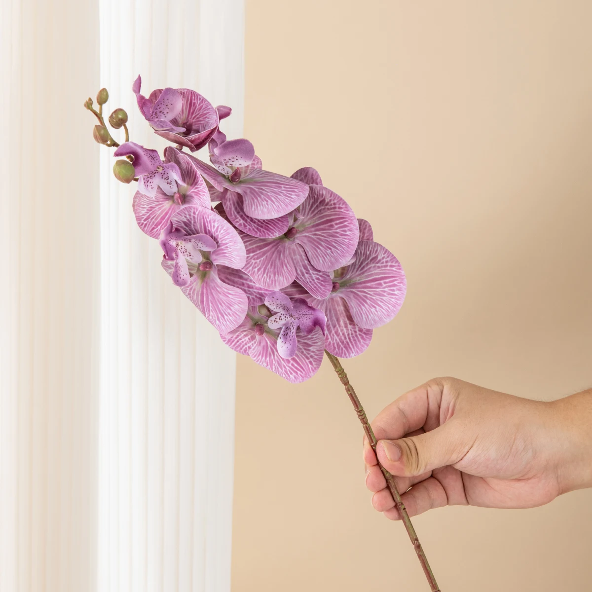 

Шелковый искусственный цветок орхидея