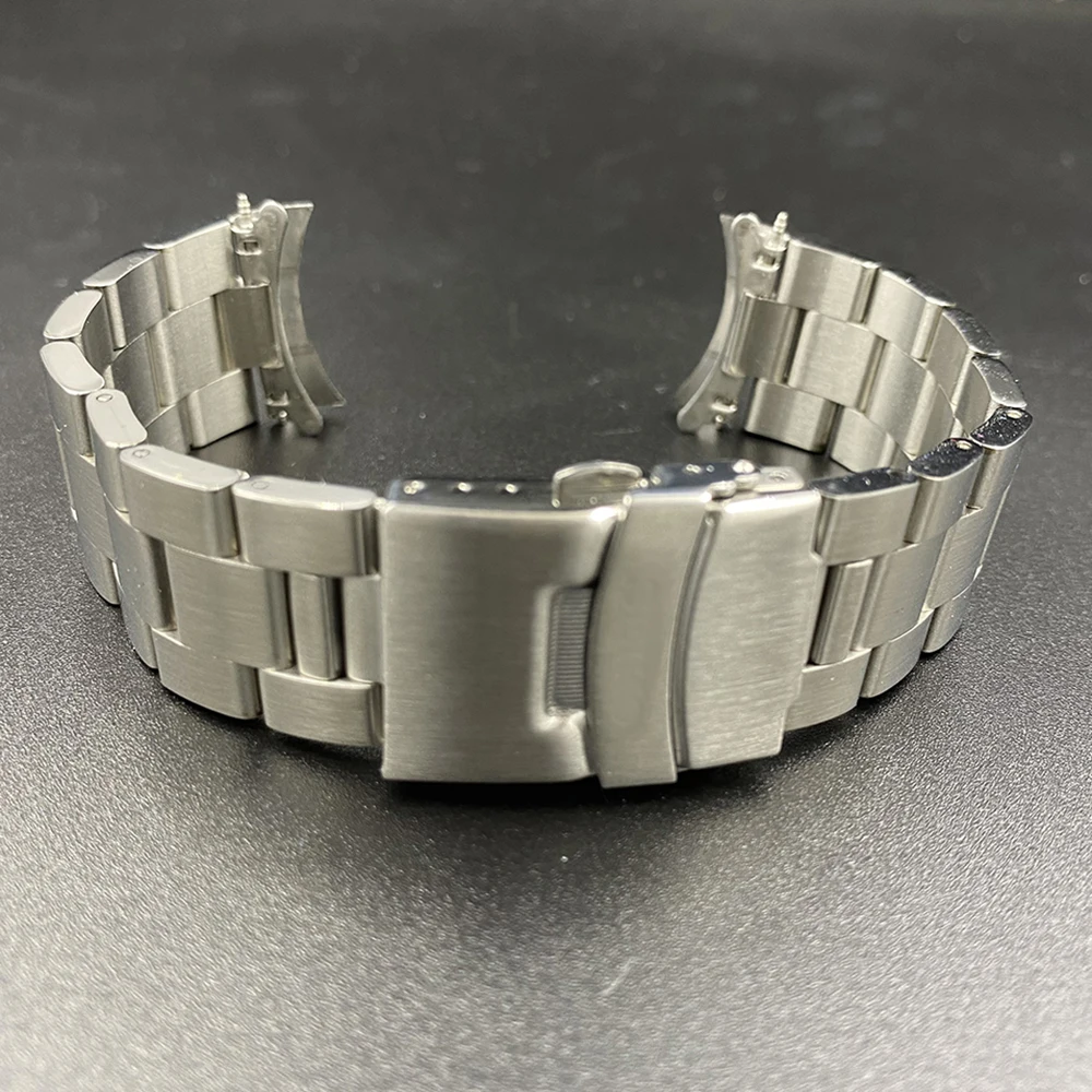 

22mm Watch Band for Seiko MDV106-1A MDV-106D Men Watch Strap Curved Bracelet 316L Solid Stainless Steel Watchband with Logo