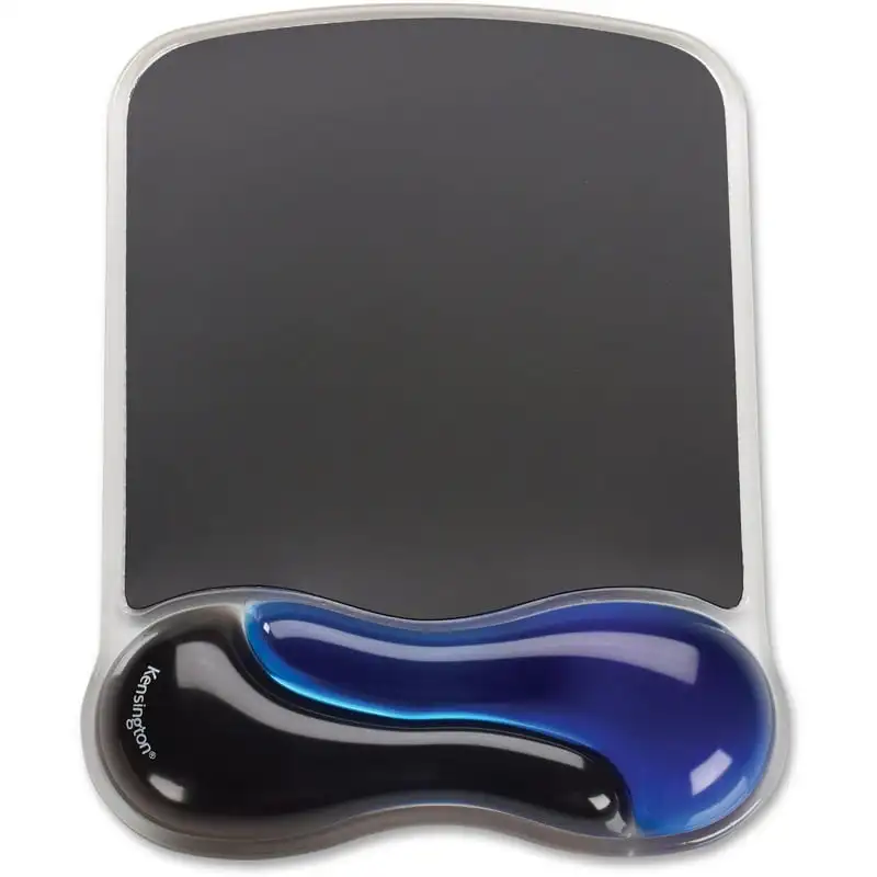 

Gel Wave Mouse Pad Wrist Pillow Black & Blue