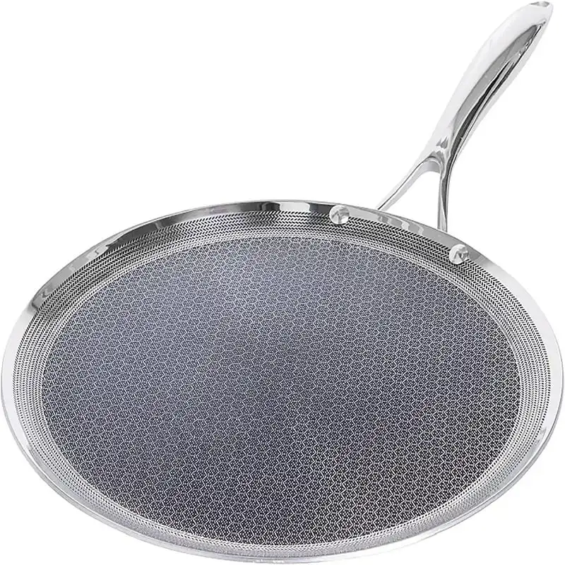

inch Hybrid Stainless Steel Griddle Non-Stick Fry Pan