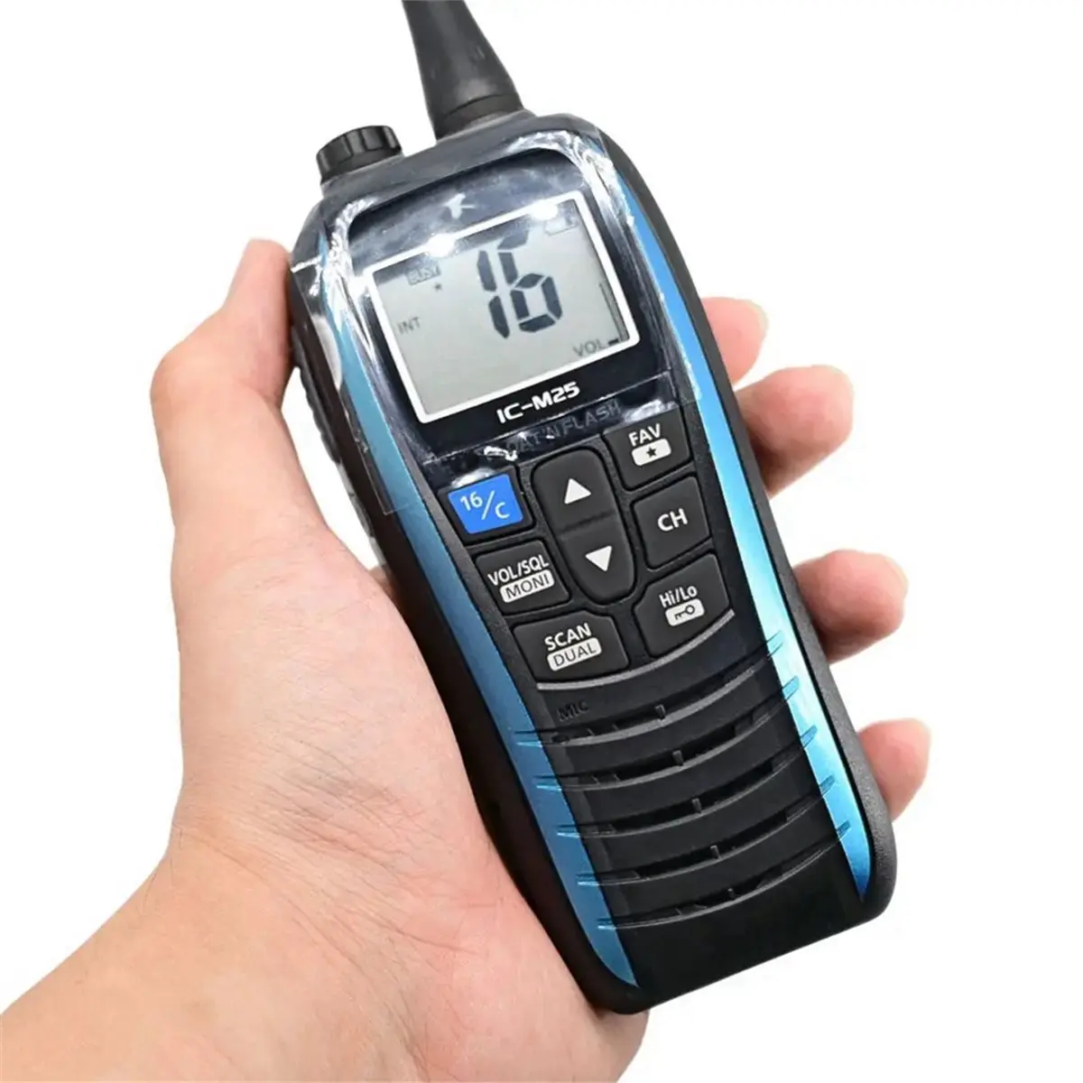 Фото Радиостанция DTC6 M25 VHF для морского использования, портативная рация, двухсторонняя связь, 5 Вт, 5 км, водонепроницаемая, мобильная рация-интерком №3