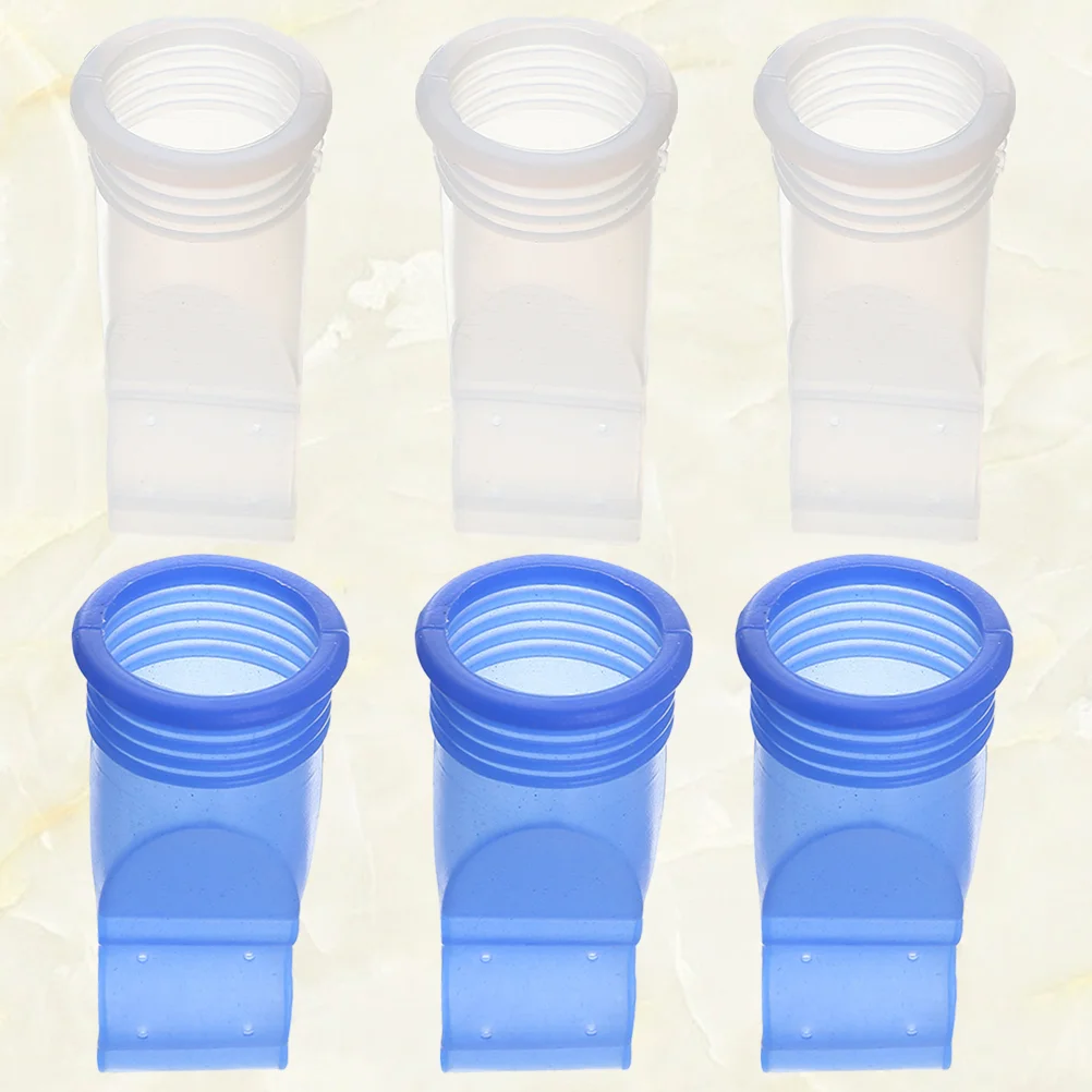 

6pcs Silicone Deodorant Seal Ring for Floor Kitchen Bathroom