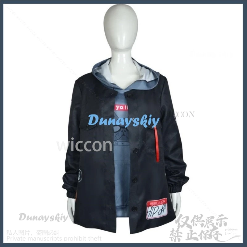 Аниме GIRLS BAND CRY Косплей Момака Кавараги Костюм Парик Черное Пальто Униформа