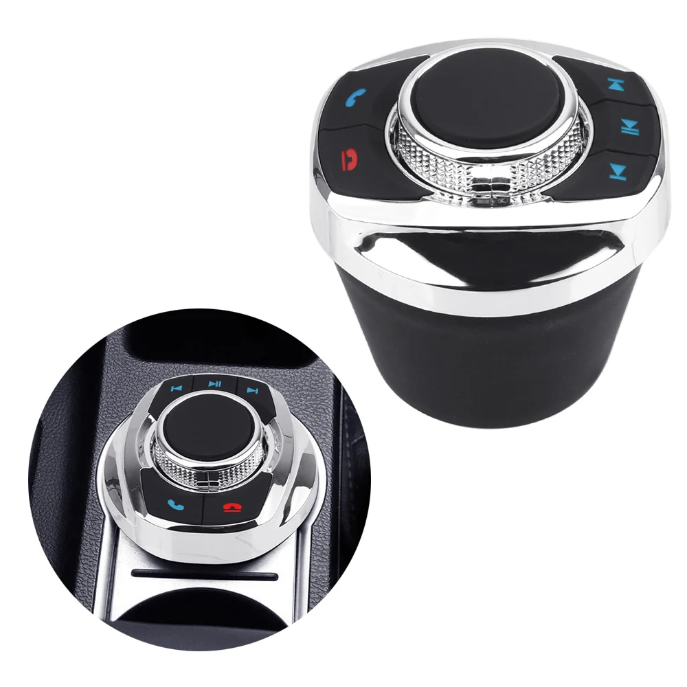 

New Cup Shape With LED Light 8-Key Functions Car Wireless Steering Wheel Control Button For Car Android Navigation Player