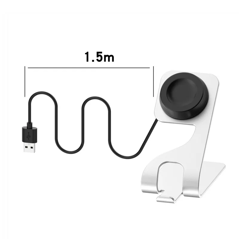 Фото Подставка для зарядки Matal для часов Huawei D2 GT5 Pro 46m 42 мм, часы GT5 46 мм, 41 мм, зарядная станция USB A для часов GT4 GT3, держатель №5