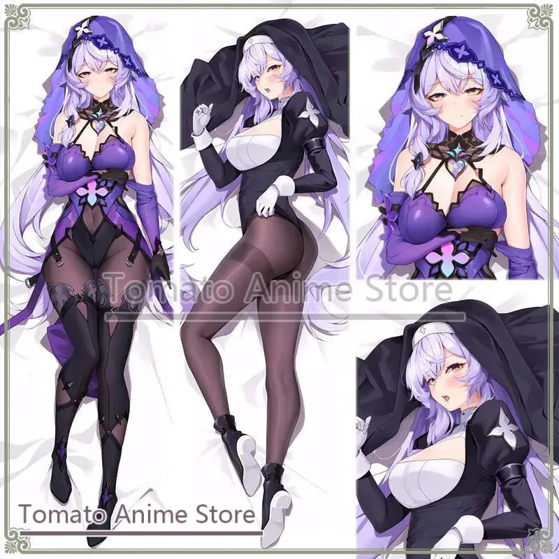 Honkai: Star Rail Cygne Noir Dakimakura Taie D'oreiller Косплей Japonais Otaku Housse De Coussin Noël