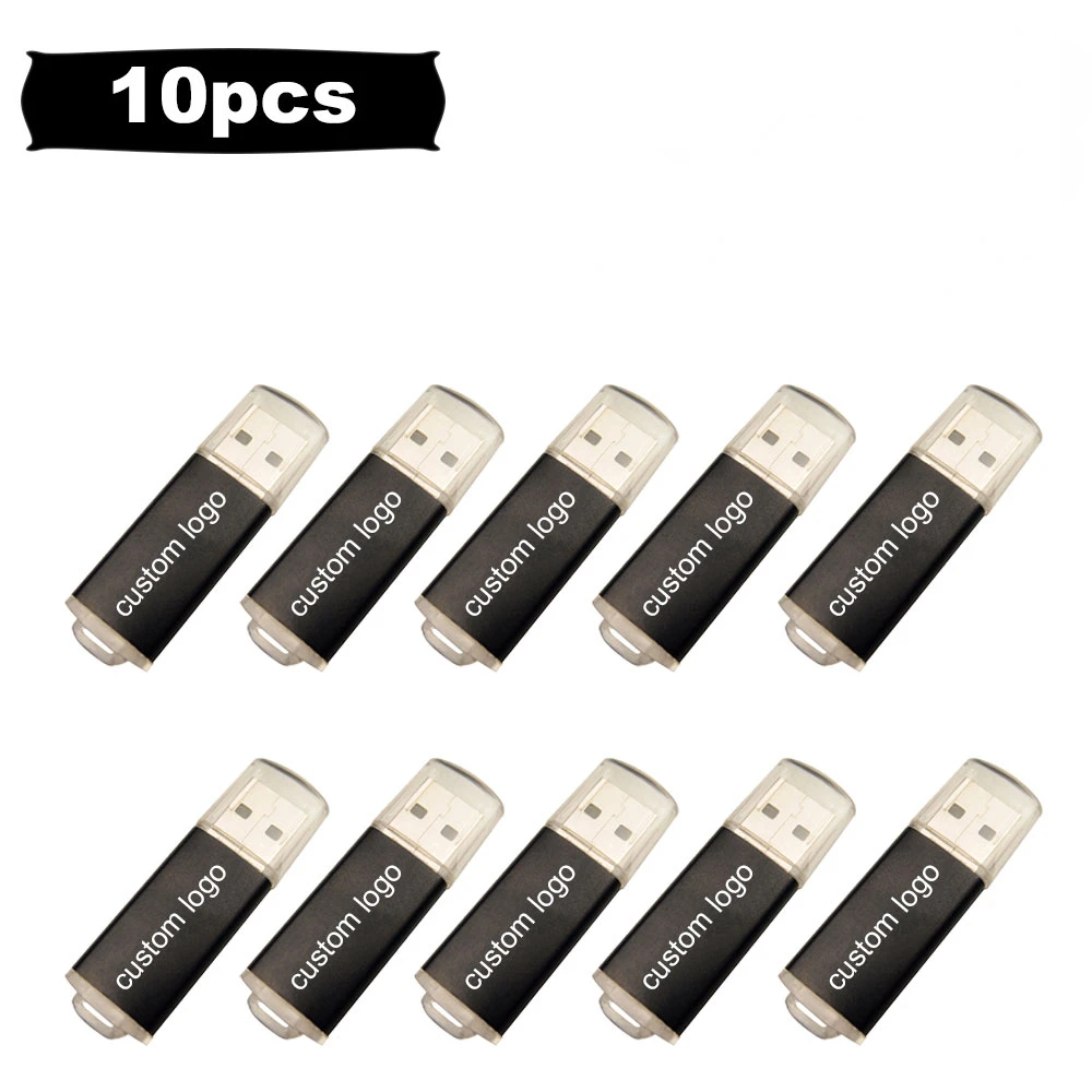 

USB флеш-накопитель 10 шт./партия, 4 ГБ, 8 ГБ, 16 ГБ, 32 ГБ, 64 ГБ, 2,0 ГБ