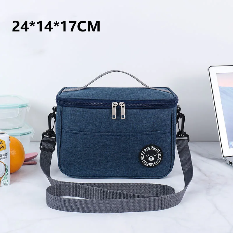 

Waterproof Thermal Cooler Bag Portable Camping WIth Shoulder Strap Oxford Picnic Insulated Bag Sac Lunch Box Picnic Basket