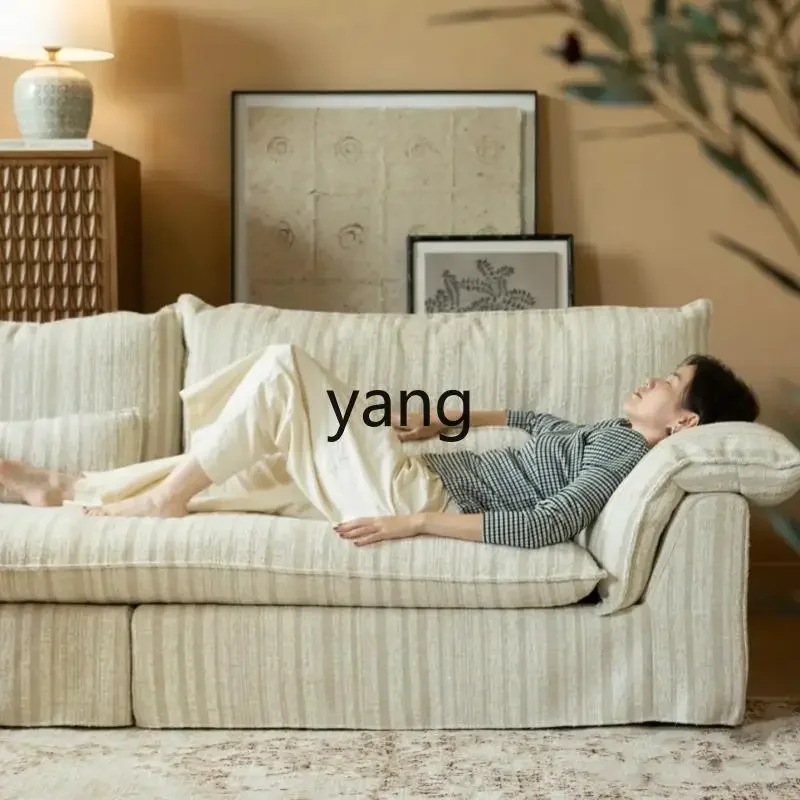 XYY Huayan Мебель Тканевый диван Гостиная Ленивый кремовый ветер Премиум Sense