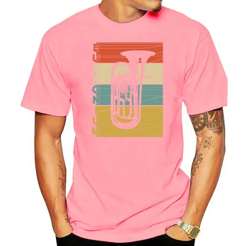 

Vintage Euphonium T-Shirt Distressed Men Summer T-shirt