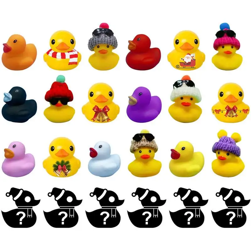 

Advent Calendar 2022 2022 Christmas Countdown Advent Calendar 24 Rubber Duck Bath Toys 24 Days Christmas Countdown Calendar Toy