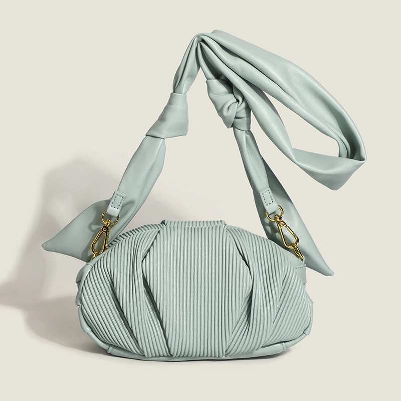 

Women's Women Dumpling Pouch Handbag Pouch Bag Cloud-Shaped Dumpling Clutch Purse Ruched Shoulder Handbag