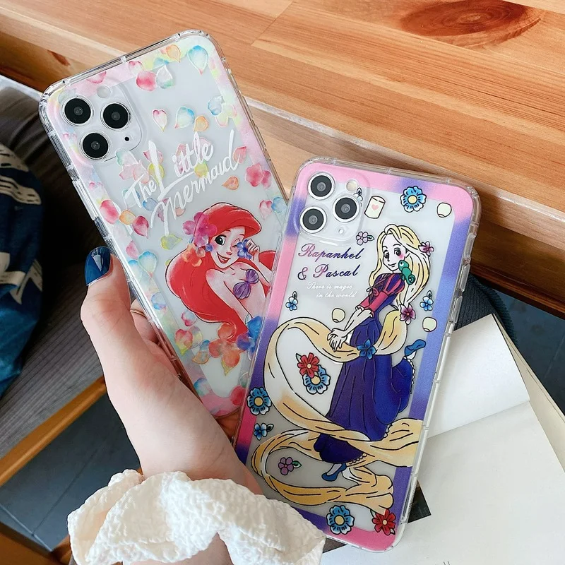 

For IPhone7 8 Plus Case Fresh Beautiful Cute Girl Cover for IPhone 11 12 13 Pro X XR XS Max Shockproof Phone Case IPhone 13 Case