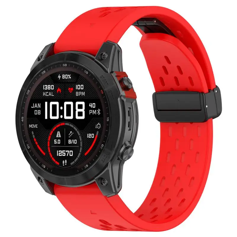 

Strap Generic Strong Toughness Soft And Skin-friendly Bending Will Not Break Breathable And Sweat-proof Smart Watch Accessories