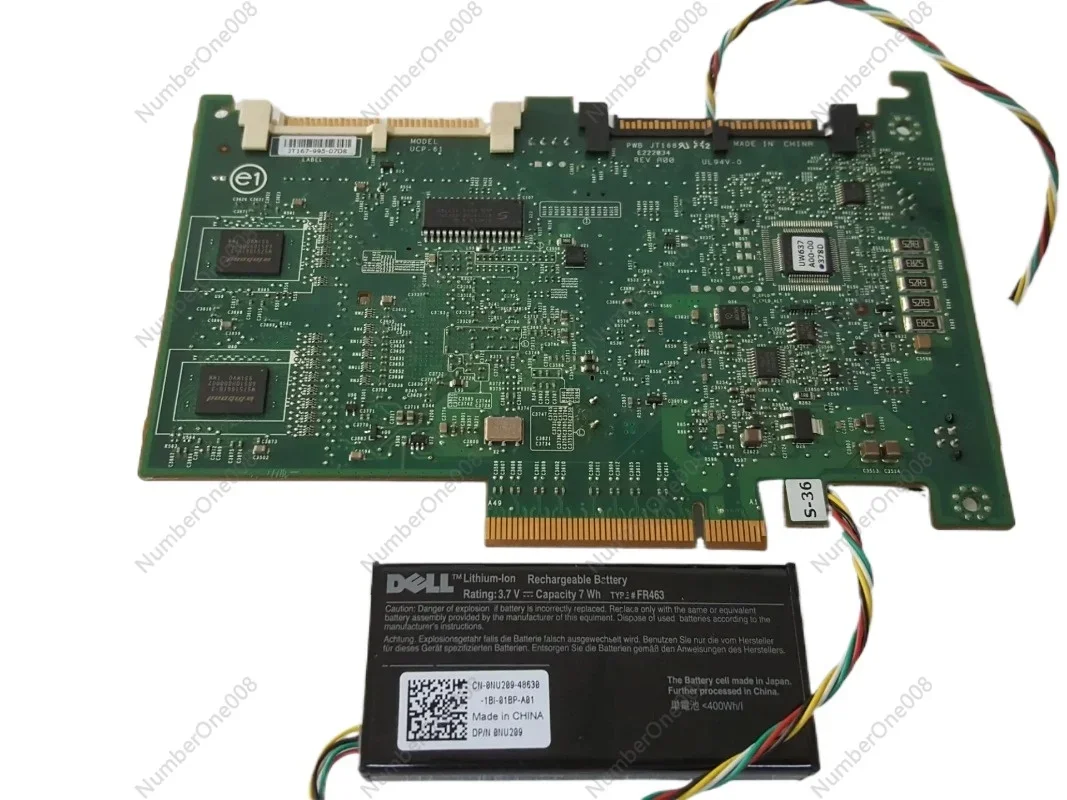 Карта массива 6I perc 6/i совместимая с настольными контактами 256 м RAID 0 1 5 6