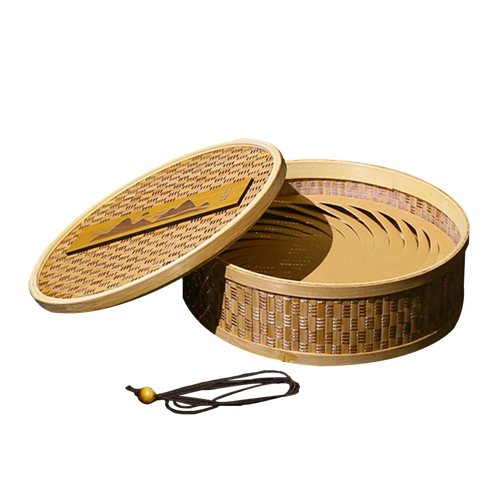 

1Pc Exquisite Woven Brick Tea Box Practical Tea Packing Box Tea Case