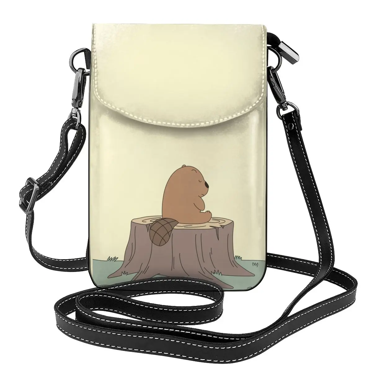 

Bear Shoulder Bag Bear Leather Bag Crossbody High quality Women Bags Women's Shopping Multi Pocket Purse