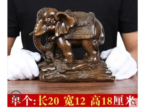 

Elephants make fortunes Geomantic elephant lives in sitting room adornment Gifts for office stores ornament crafts statue