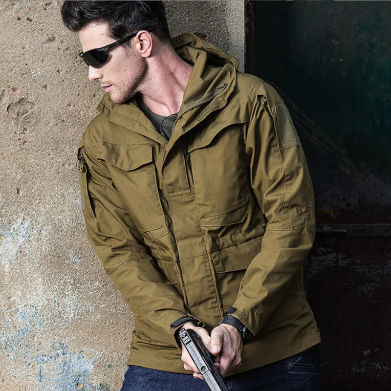 

Spring Windbreaker M65 Winter Outdoors Camping Trekking Hiking Tactical Clothes Loose Coat Male Spring Autumn Tooling Jackets
