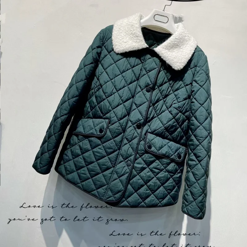 Шерстяная ткань альпака плотная теплая однотонная клетчатая тонкое пальто на