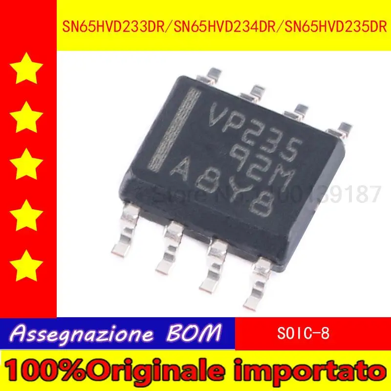 

100% Оригинальный импортный домашний интерьер SN65HVD233DR SN65HVD234DR sn65hvd235can приемопередатчик