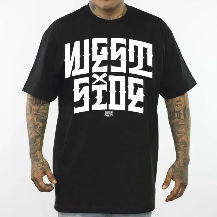 Мужская рубашка West Side Dyse One Chicano Rap gangstes Lowrider